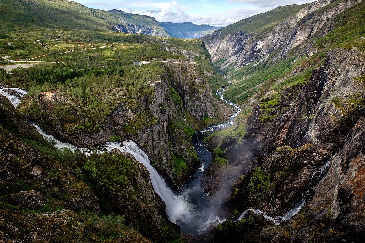 Norwegen Wasserfal